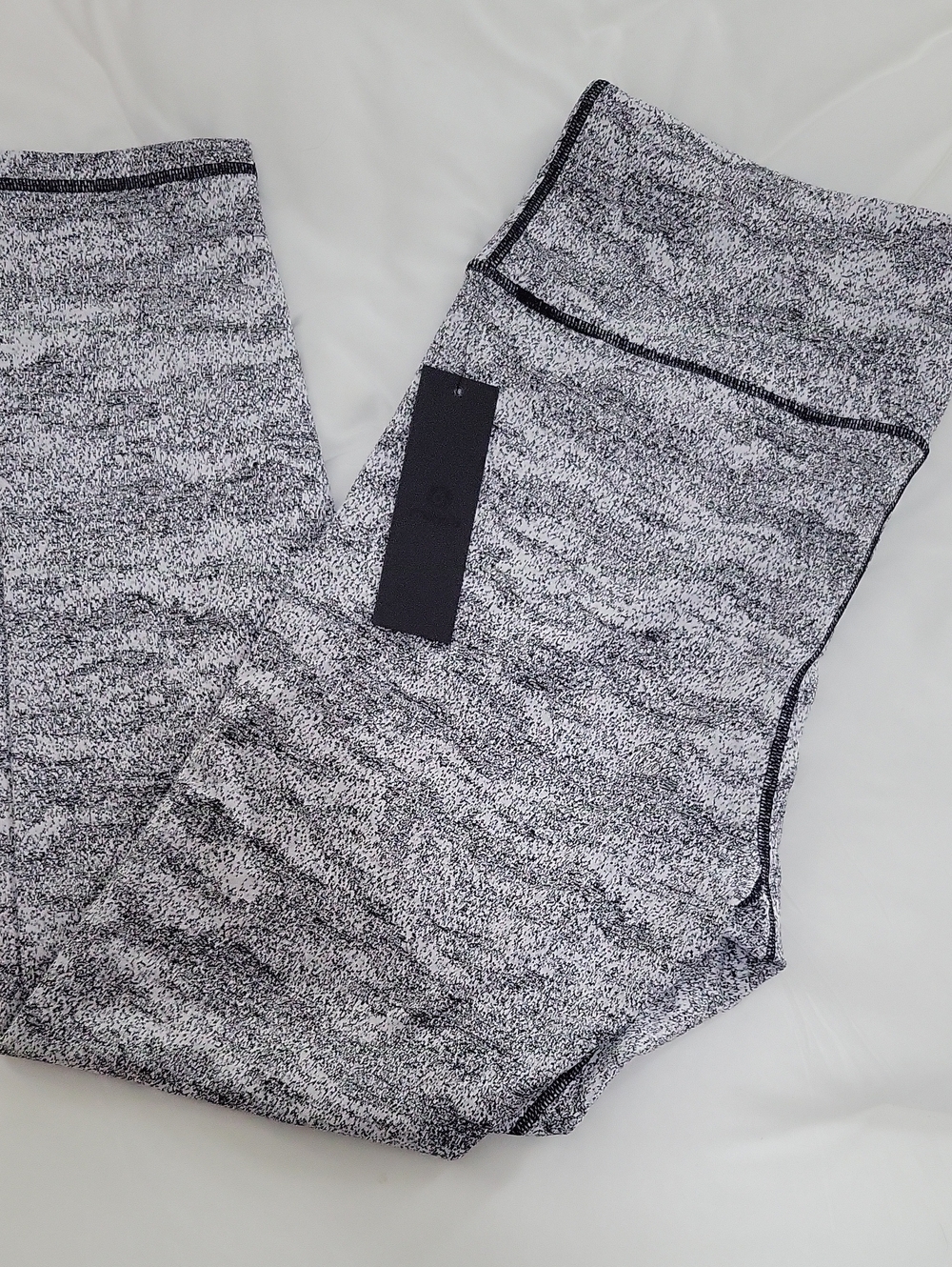 Mono B Heathered Gray High-Waist Leggings